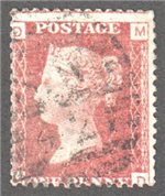 Great Britain Scott 33 Used Plate 112 - MD